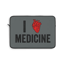 Load image into Gallery viewer, "I heart medicine" Laptop Sleeve