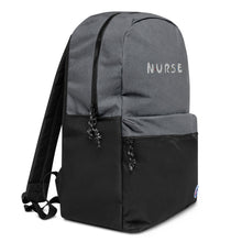 Load image into Gallery viewer, Nurse Embroidered Champion Backpack