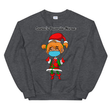 Load image into Gallery viewer, "Santa's Favorite Nurse" Unisex Sweatshirt