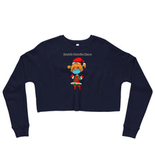 Load image into Gallery viewer, Santa's Favorite Nurse Crop Sweatshirt