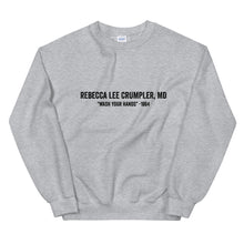 Load image into Gallery viewer, Crumpler, MD "Wash your hands" Unisex Sweatshirt