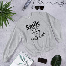 Load image into Gallery viewer, "Twice a day" Unisex Sweatshirt