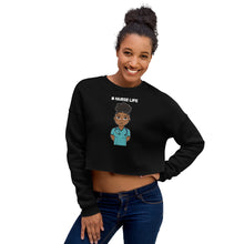 Load image into Gallery viewer, Hashtag NurseLife Crop Sweatshirt