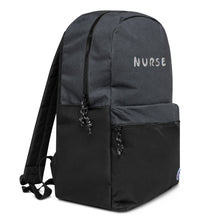 Load image into Gallery viewer, Nurse Embroidered Champion Backpack