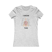 Load image into Gallery viewer, I KNOW THIS &quot;human anatomy&quot; Tee
