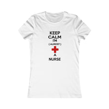 Load image into Gallery viewer, KEEP CALM I&#39;M (Almost) A NURSE Tee
