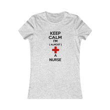 Load image into Gallery viewer, KEEP CALM I&#39;M (Almost) A NURSE Tee
