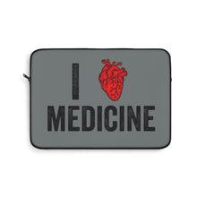 Load image into Gallery viewer, &quot;I heart medicine&quot; Laptop Sleeve
