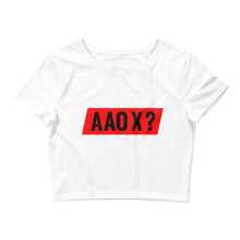 Load image into Gallery viewer, AAO X ? Women’s Crop Tee
