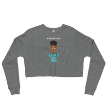 Load image into Gallery viewer, Hashtag NurseLife Crop Sweatshirt
