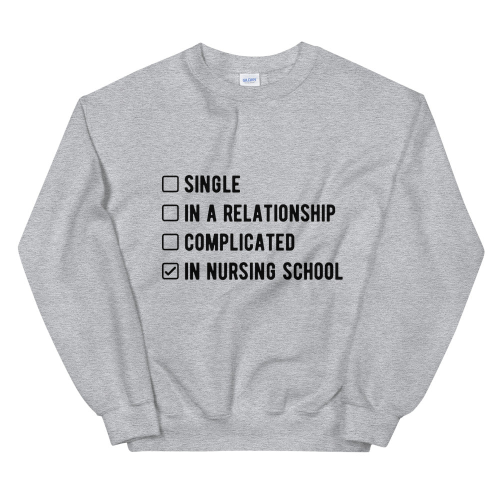 Checkbox Nursing School Unisex Sweatshirt