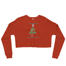 Load image into Gallery viewer, All I want for Christmas Crop Sweatshirt
